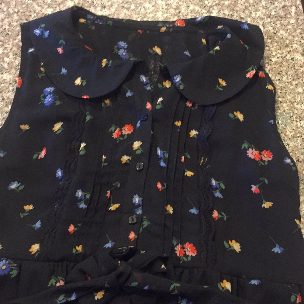 Flower print dress